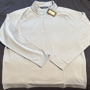 Peter Millar Men's Quarter Zip Light Blue - Never Worn ($200 MSRP)